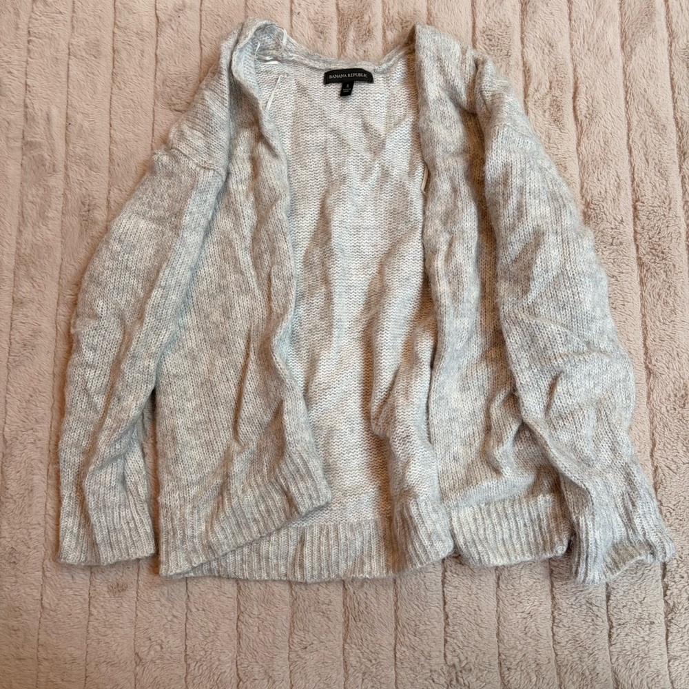 Banana Republic Soft Gray Cardigan